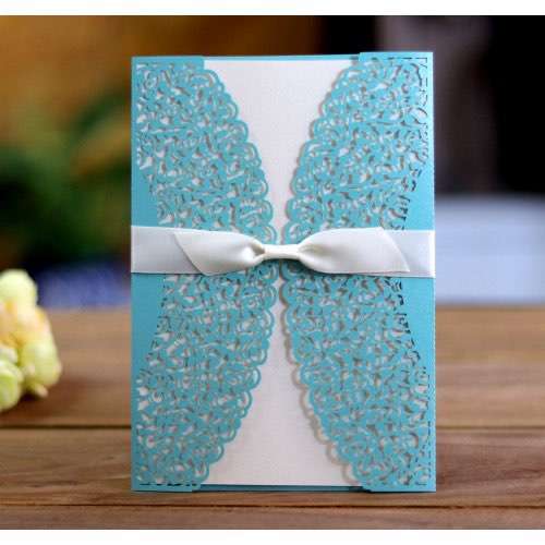 Card Wedding Invitation Laser Marriage Invitation With Envelope Customization